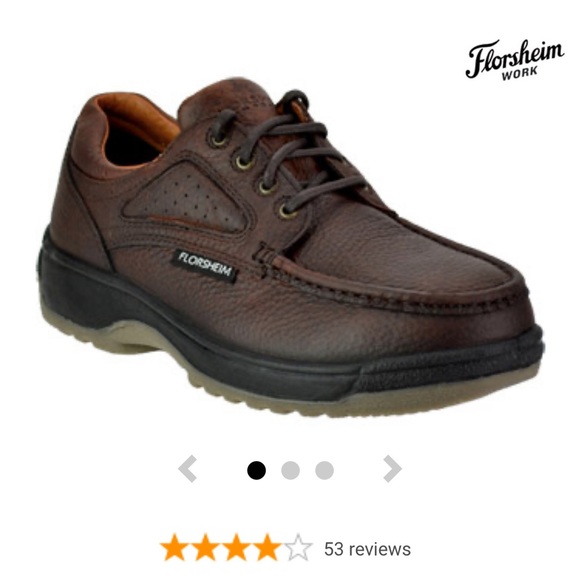 Men's Florsheim Composite Toe Work Shoe 11D - Picture 5 of 6